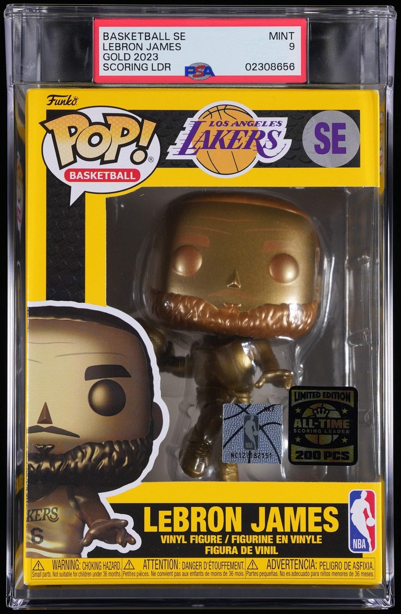 Funko LeBron James Gold フィギュア LeBron James Basketball Gold Scoring Leader Exclusive SE Funko Pop