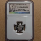2014 S NGC PF70 Ultra Cameo Silver Proof Roosevelt Dime 10c Portrait Label
