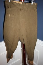 Original WW2 British Army Motorcycle Riders Pantaloons (Trousers) w/QM Tag