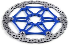 Hope V4 belüftete schwimmende Scheibenbremsscheibe 220 mm in blau NEU