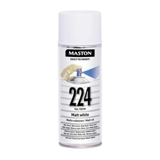 Maston Spray Paint 100-Series Matt Signal White 224 400ml RAL9003