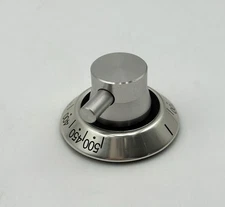 Hallman Range Oven Thermostat Knob Stainless 