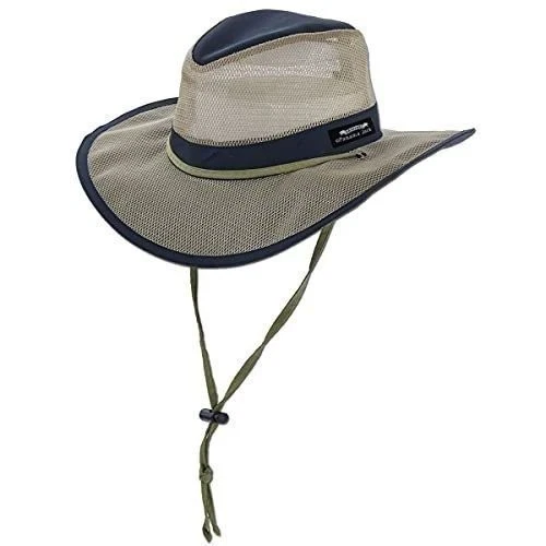 Panama Jack Mesh Crown Safari Sun Hat, 3" Brim, Adjustable Chin Cord, UPF (SPF)
Opens in a new windo