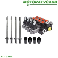 ALL-CARB 4Spool Hydraulic Monoblock Double Acting Control Valve 11 GPM SAE Ports