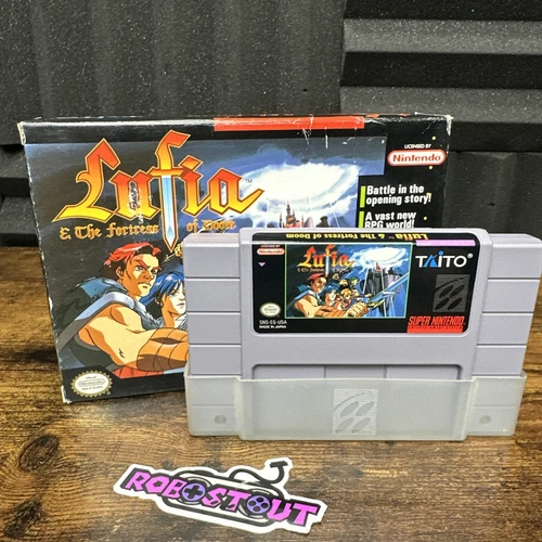 Lufia and The Fortress of Doom  - (Super Nintendo)  SNES No Manual Authentic⭐