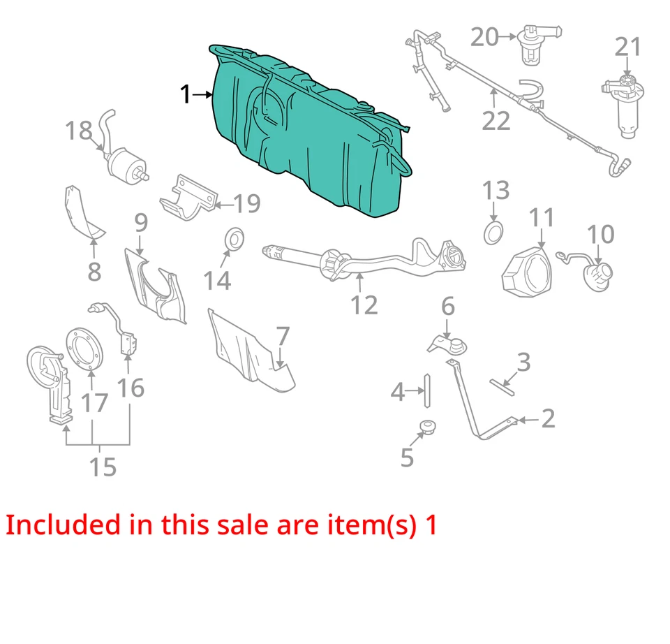 (LOCAL PICKUP ONLY) Fuel Tank Fits 06-11 LINCOLN & TOWN CAR 2604505 - Image 3 of 4