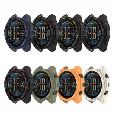 Für Garmin Enduro 3 Schutzhülle Halb Wrap Armor Skeleton Uhrengehäuse
