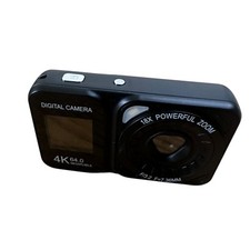Digital Camera, 4K 64MP Dual Screens Camera, 18X Zoom, Point and Shoot Digital