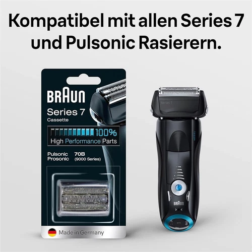 Braun 70B Scherkopf mit Scherfolie und Klingenblock für Series .7 Rasierer F0NEP - Bild 9 von 18