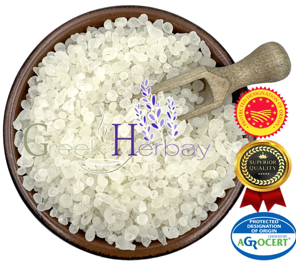 希腊 Chios Mastic Gum 中大眼泪 20 克 (0.70 盎司)-900 克(2 磅) PDO 产品 — 第 2/4 张图片