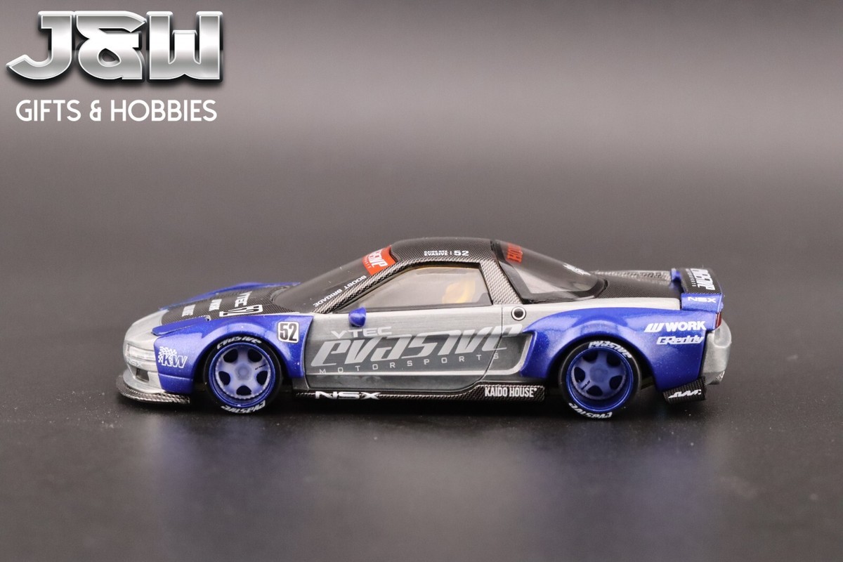 Kaido House x Mini GT Honda NSX Evasive V2 Blue KHMG137 1/64 Kaido House x Mini GT Honda NSX Evasive V2 Blue KHMG137 1/64