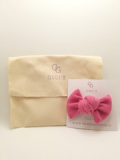 Dog Hair Bow Pink clip Paradise Bow GIGI'S soft cloth cute dog bow
