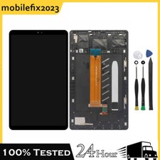 Black For Samsung Galaxy Tab A7 Lite SM-T220NZ LCD Touch Screen Digitizer Frame