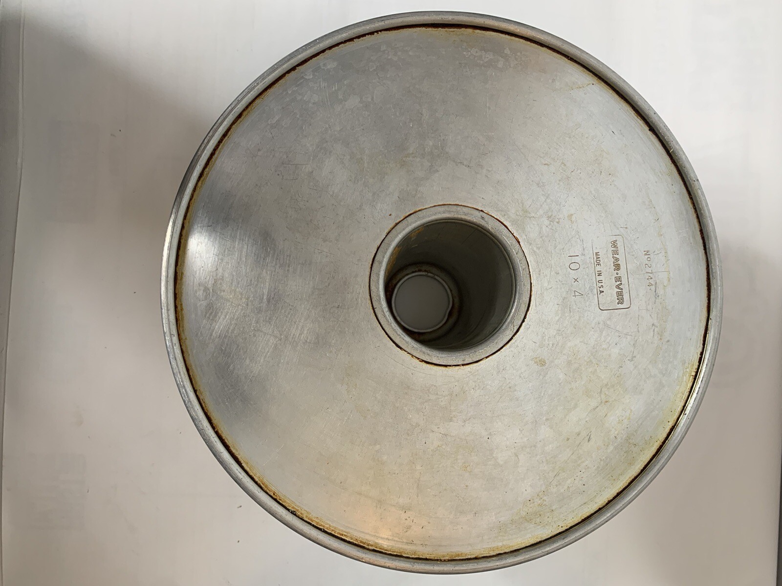 Angel Food Cake Bundt Pan 2744 10"x4" Wear Ever And Non Branded Pan 10x4 eBay