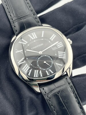 COCOA　Cartier クォーツ時計 シルバー/ブラック Cartier Must 21 Chronoscaph , Stainless Steel, Black dial, Black