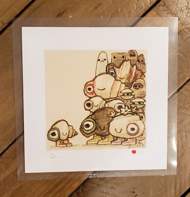 Scott C Marcel The Shell With Shoes On Signed Art Print Poster A24