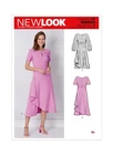 NEW LOOK 6655 MISSES' DRESSES Sewing pattern Sizes 8 - 18 IN 2 Styles