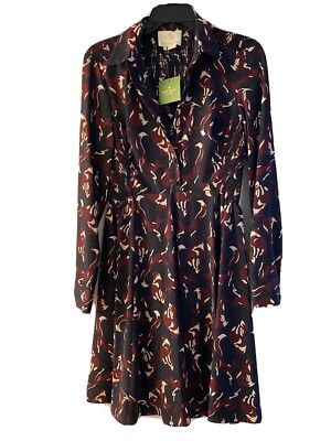 Size Kate spade Foxes Smocked Dress NJMU9129