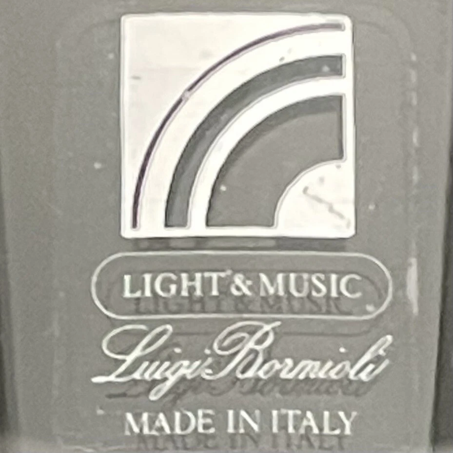 Luigi Bormioli Light & Music Pilsner Glasses 2pc Set Made in Italy 8.5"tall 15oz - Image 2 of 4