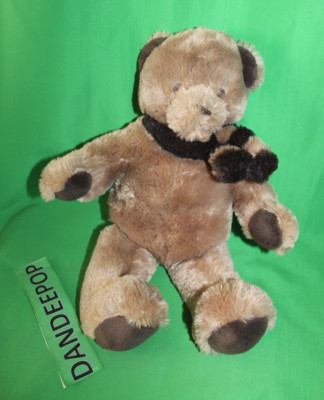 Brookstone NAP Brown Teddy Bear Stuffed Animal 14'' Cuddly Toy