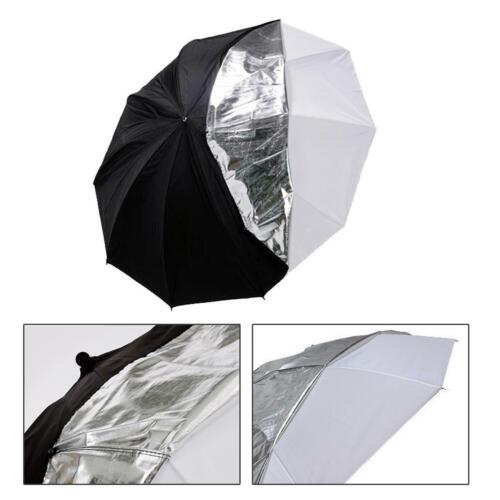 Studio Umbrella 43" x2 Flash Photo Translucent Black Soft Light Photography UK - Picture 5 of 5