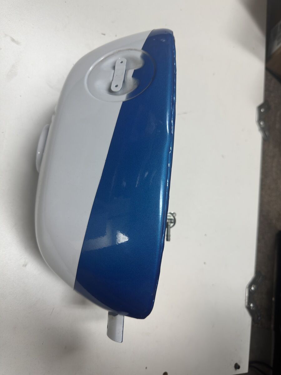 1968-71 Honda Blue and White OEM Monkey bike gas tank never