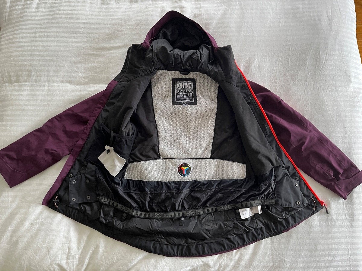 Picture Sz. M Expedition Line Hooded Purple Snow Jacket