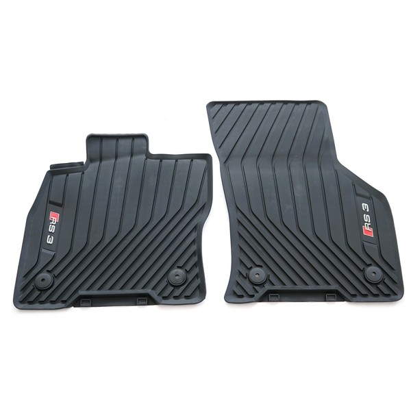 Gummi FußMatten Original Audi RS3 (8Y) Allwettermatten 2X Gummimatten Vorn OEM-image