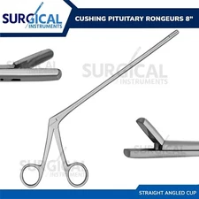 Cushing Pituitary Rongeurs 8" (Straight Angled Cups) ENT Surgical German Grade