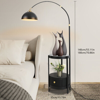 Floor Lamp Modern Standing Reading Light Bedroom Living Room