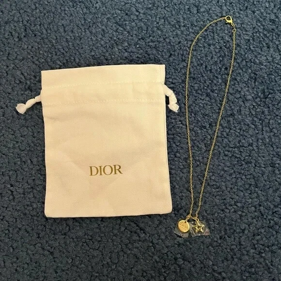 Collana stella catena oro Dior Beauty *riciclata rivisitata*