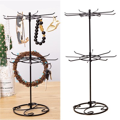 Jewelry Display Keyring Display Rotating Iron Revolving Metal Stand ...