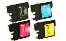 For BROTHER LC61 INK / INKJET Cartridge Set Black Cyan Yellow Magenta DCP-165C