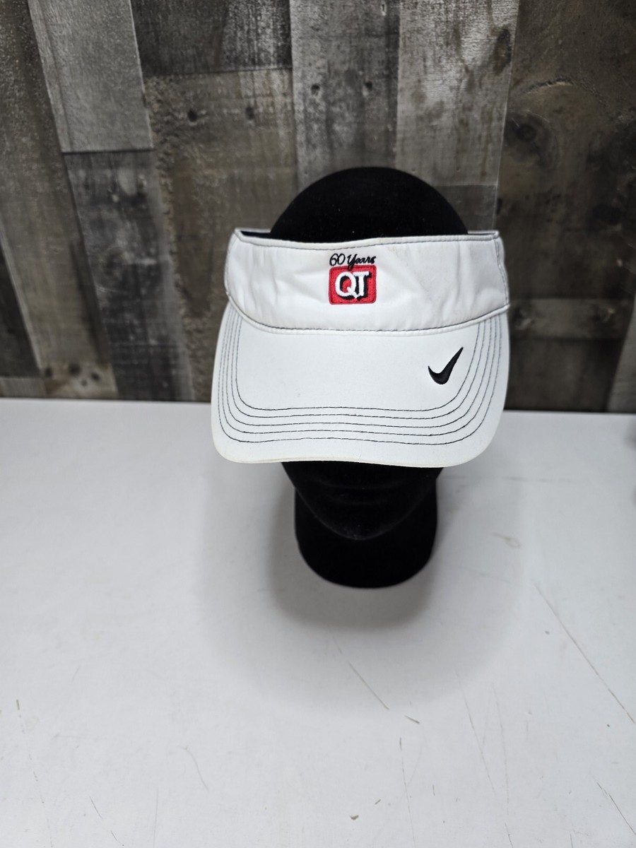 red and black nike visor