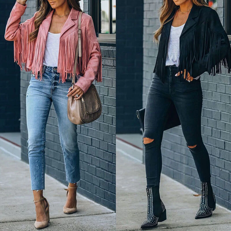 Femmes Manches Longues Costume Blazer Veste Habill e Shacket Slim Fit Tenu