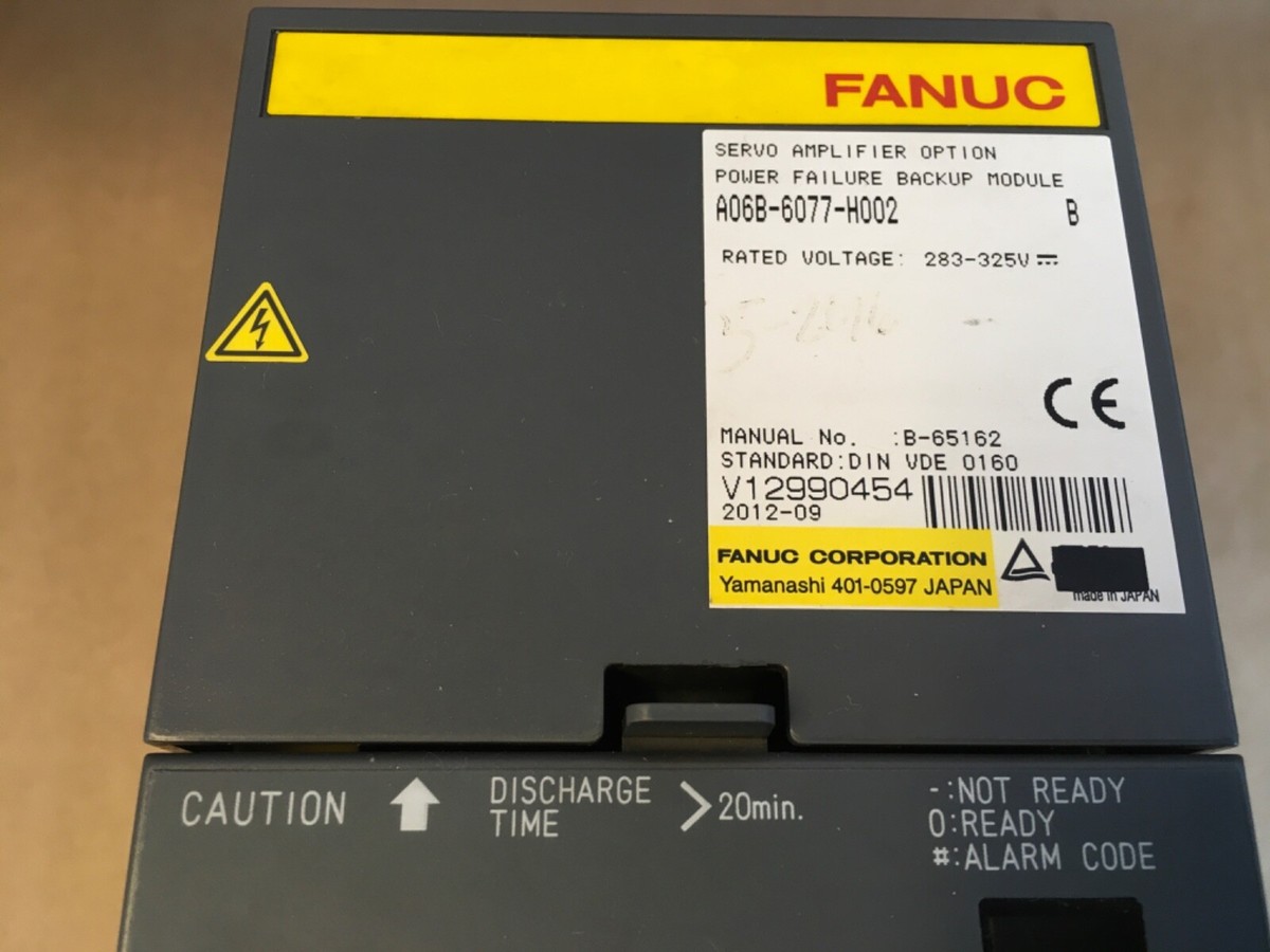 FANUC A06B-6077-H002 Servo Amplifier Power Failure Backup FANUC A06B-6077-H002 Servo Amplifier Power Failure Backup