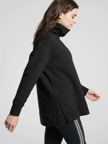 Neu mit Etikett Athleta 24/7 Sweatshirt mit Trichterausschnitt, Kitt CYA GRÖSSE XS #502851 T0829 - Bild 5 von 8