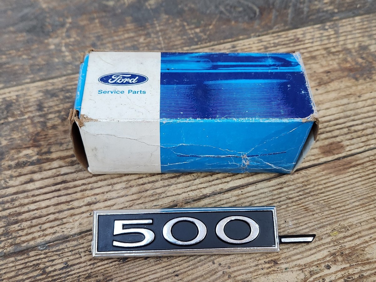 NOS OEM 1966 Ford Galaxie 500 Quarter Panel Emblem C6AZ