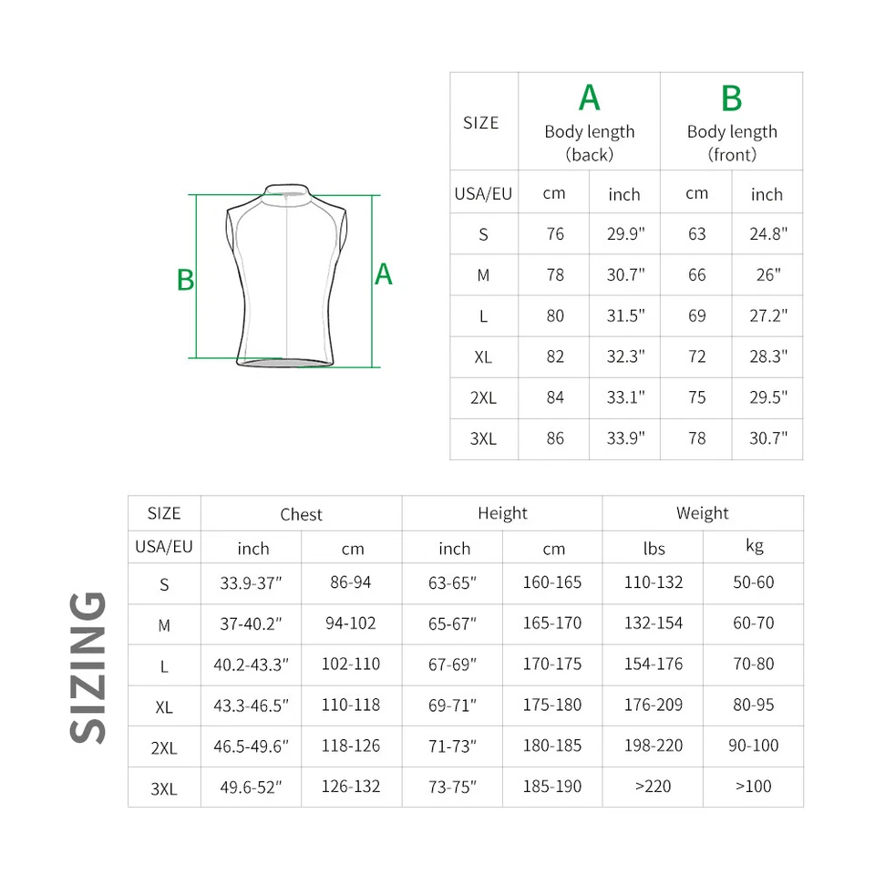 Cycling Full Reflective Vest Sports Night High Visibile Jacket Waterproof Gilet - Image 2 of 4