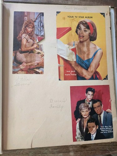Album fotografico vintage anni 50 pieno di foto di star del cinema anni 50 - Foto 3 di 5