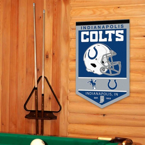 Indianapolis Colts History Heritage Logo Banner Flag - Picture 2 of 5
