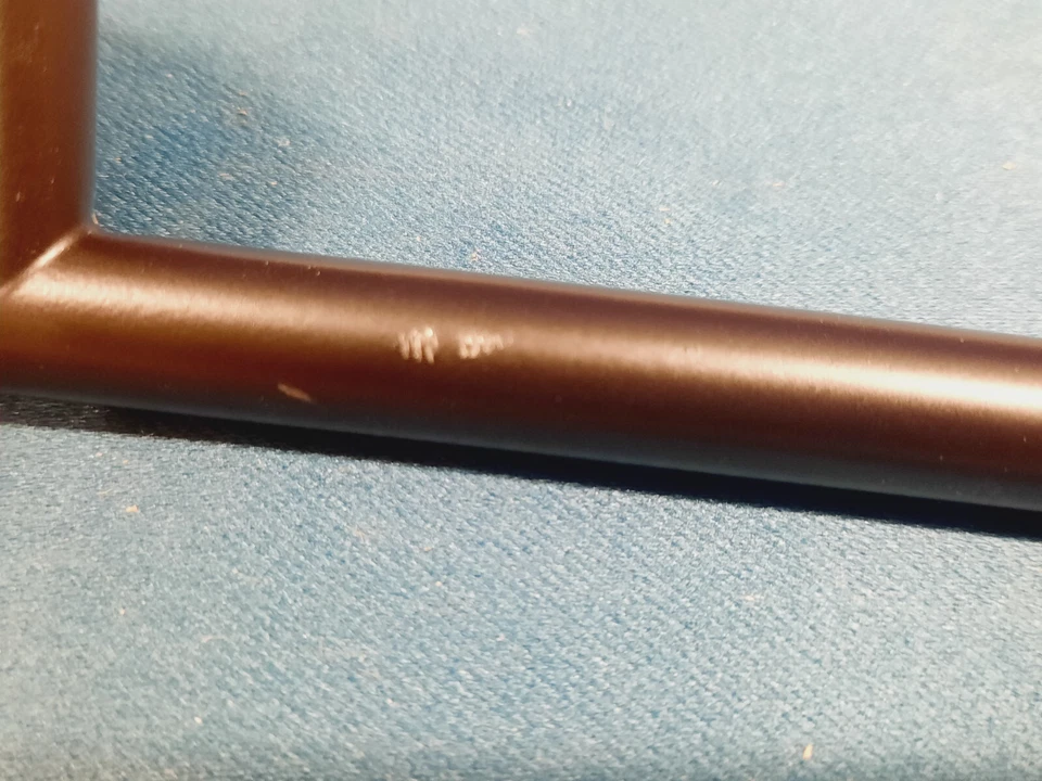 Perillas superiores TK946BLK Kinney 12" mango central tirar serie Lynwood plano negro ¡LEER! Foto 4 de 4