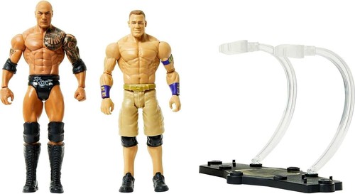 WWE The Rock vs John Cena Championship Showdown 2-Pack Action Figures - Picture 4 of 4