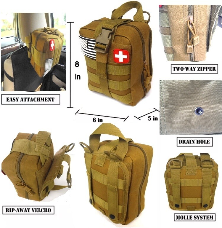 Trauma Kit 実物 IFAK 2セット Army Improved First Aid Kit Generation II, IFAK Gen II