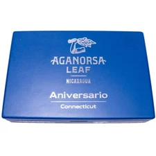 Aganorsa Leaf Gran Robusto Connecticut Empty Wooden Cigar Box 9.25" x 6" x 1.5"