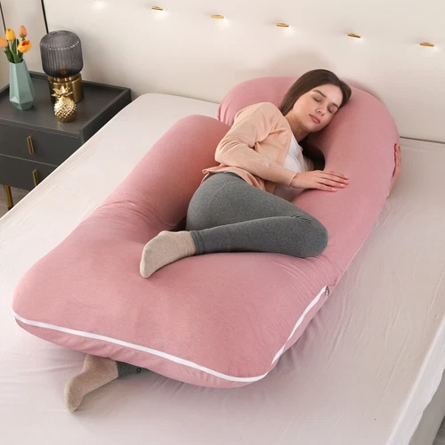 Pregnancy Pillow Full Body Maternity Women U/J-Shape Side Sleeper Support Pillow - Picture 121 of 129