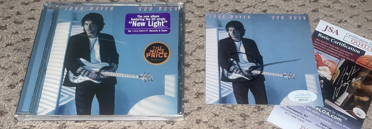 JOHN MAYER,直筆サイン入り,ジョン・メイヤー,新品CD JOHN MAYER 新譜CD SUB ROCK 直筆サイン入りプロモカード付き 超