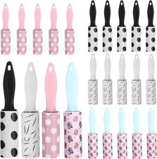 24 Pcs Mini Lint Roller Travel Size for Pet Hair Extra Sticky and Clothes
