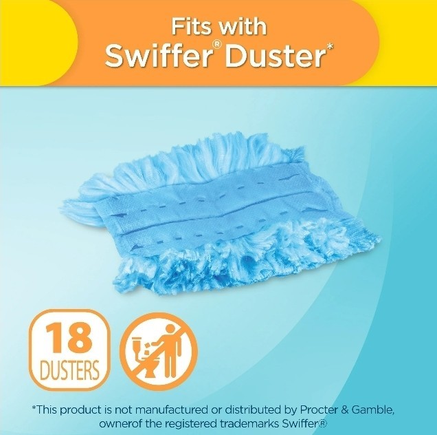 Great Value Duster Refills, 18 Count - Fits Swiffer Duster 