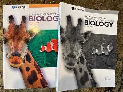 Apologia Exploring Creation W/Biology Set 3rd E,Dincher Text & Tests + Solutions